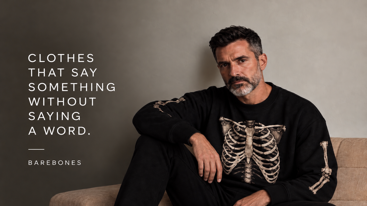 BARE BONES editorial campaign — Clothes that say something without saying a word